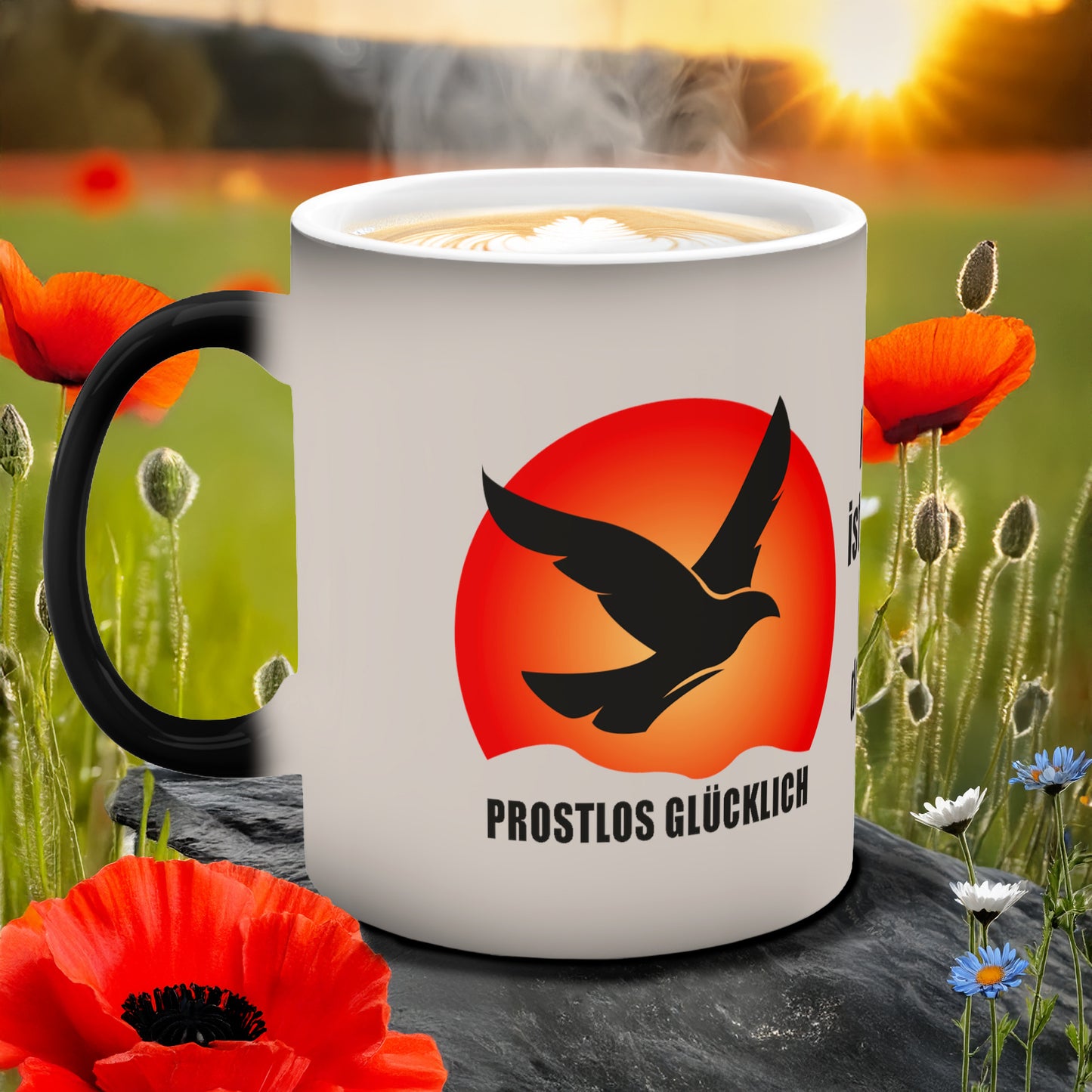 Nüchtern ist der echte Rausch des Lebens – Tasse für Klarheit & Lebensfreude | Prostlos Glücklich Geschenk mit Bedeutung