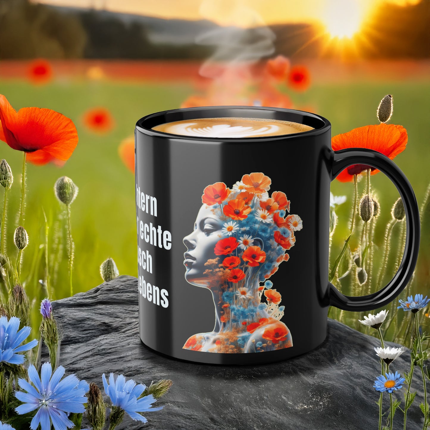 Geschenk Tasse nüchternes Leben – Klarheit & Lebensfreude | Nüchtern ist der echte Rausch Statement | Prostlos Glücklich Tasse | Inspiration