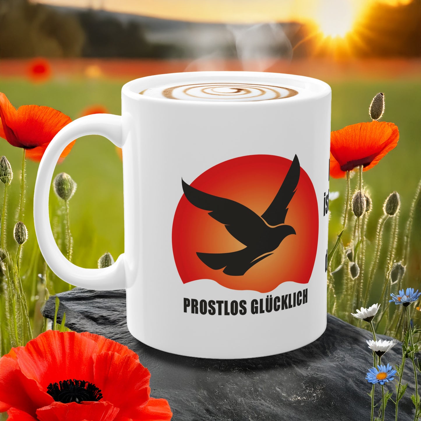 Geschenk Tasse nüchternes Leben – Klarheit & Lebensfreude | Nüchtern ist der echte Rausch Statement | Prostlos Glücklich Tasse | Inspiration