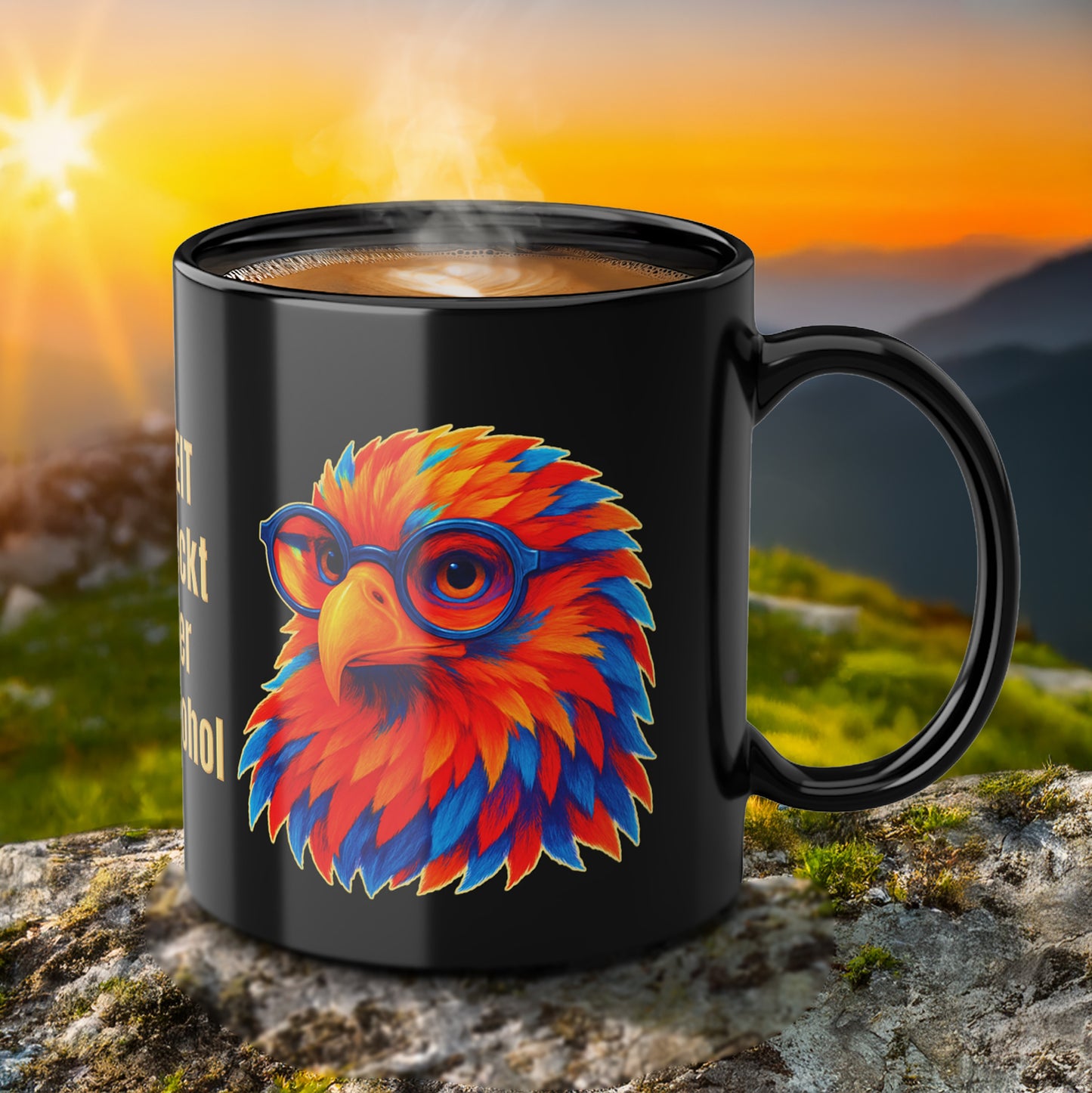 Geschenk Tasse Klarheit & Selbstliebe – Freiheit schmeckt besser als Alkohol | Keramiktasse bewusster Genuss | Prostlos Glücklich® Tasse
