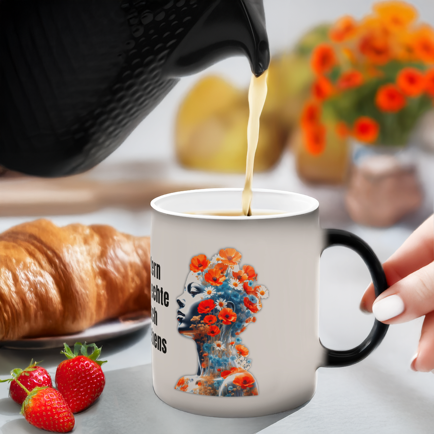 Nüchtern ist der echte Rausch des Lebens – Tasse für Klarheit & Lebensfreude | Prostlos Glücklich Geschenk mit Bedeutung