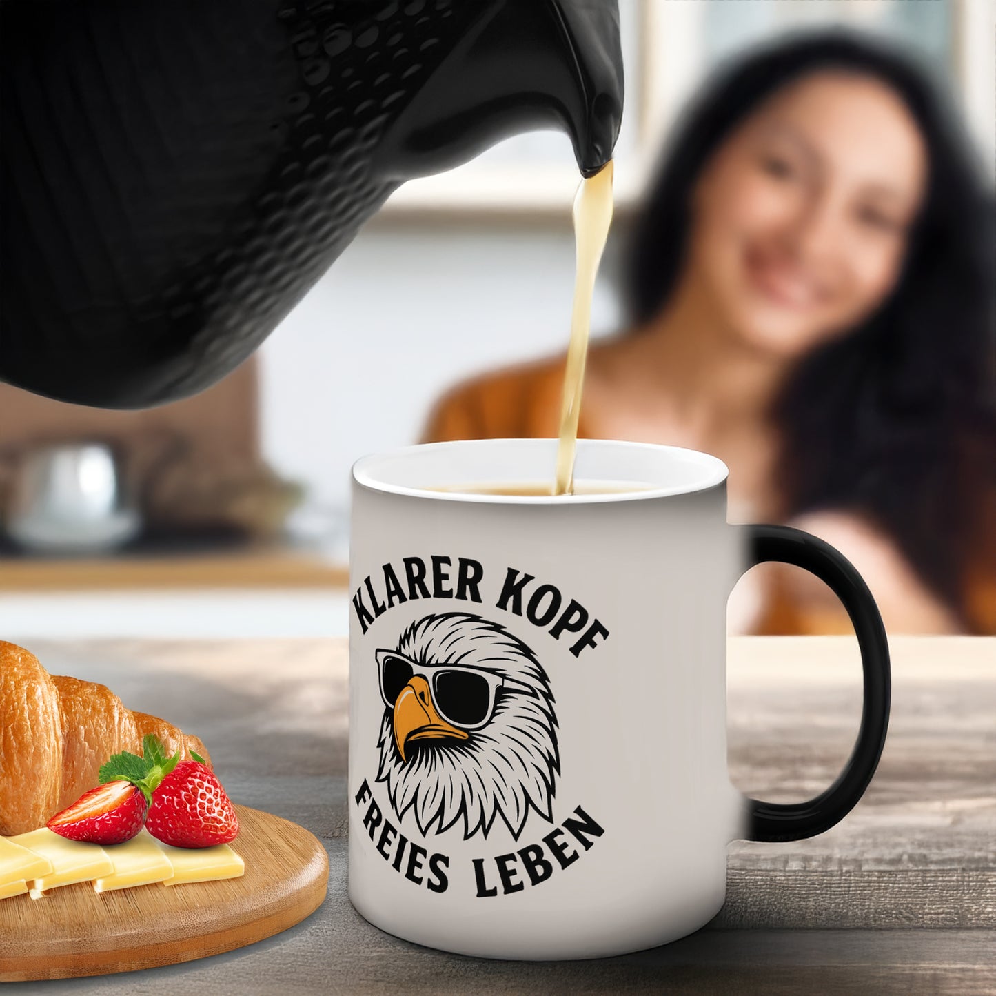 Klarer Kopf, freies Leben | Tasse für Klarheit und Selbstliebe | Prostlos Glücklich Geschenk für Energie & neue Freiheit