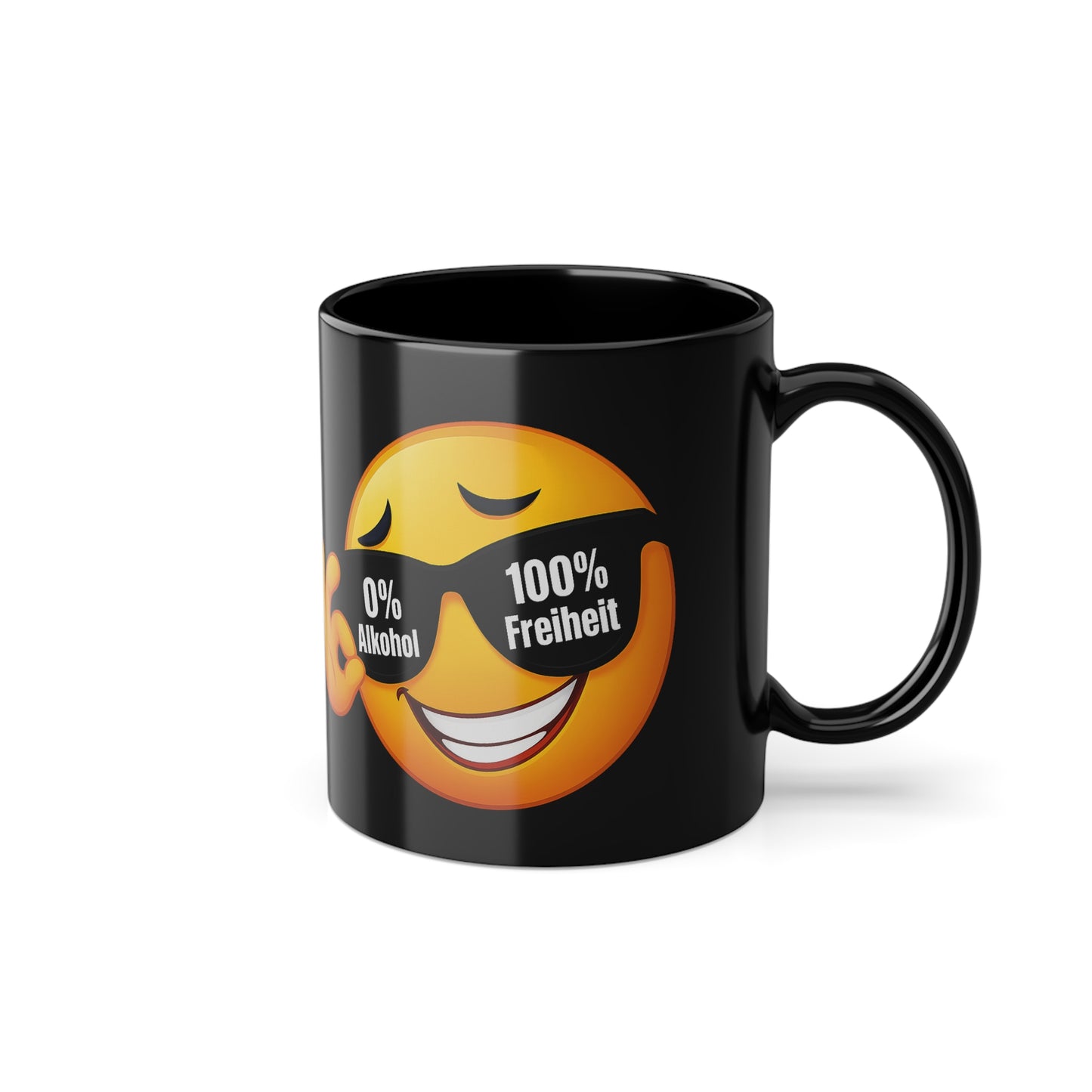 Geschenk Tasse Freiheit und Selbstbestimmung – 0 % Alkohol Statement | Keramiktasse mutig leben | Prostlos Glücklich® Tasse | Motivation