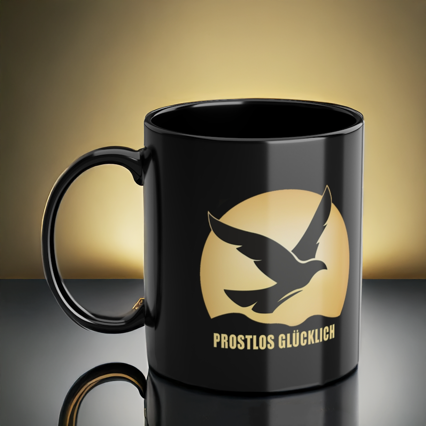Vom Schatten ins Licht – Tasse für den Neuanfang | Prostlos Glücklich® Geschenk für Klarheit & nüchternes Leben