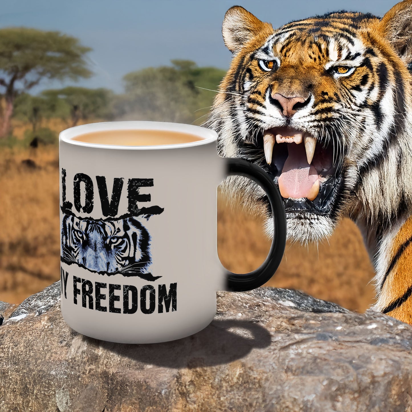 Love my Freedom – Tasse für Selbstachtung & Unabhängigkeit | Prostlos Glücklich Geschenk für ein bewusstes, echtes Leben