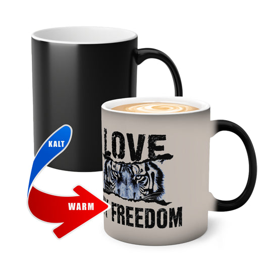 Love my Freedom – Tasse für Selbstachtung & Unabhängigkeit | Prostlos Glücklich Geschenk für ein bewusstes, echtes Leben
