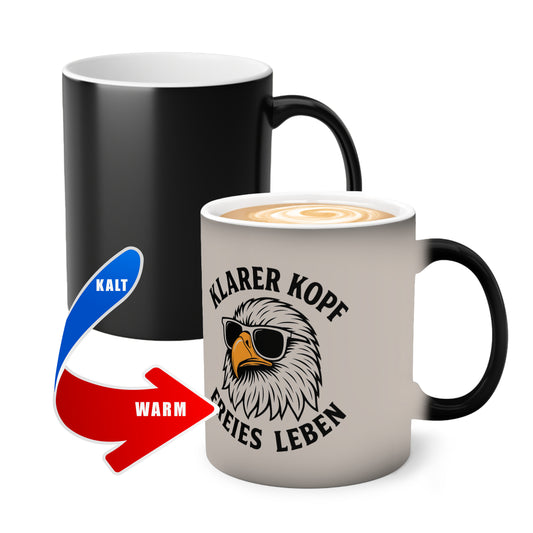 Klarer Kopf, freies Leben | Tasse für Klarheit und Selbstliebe | Prostlos Glücklich Geschenk für Energie & neue Freiheit