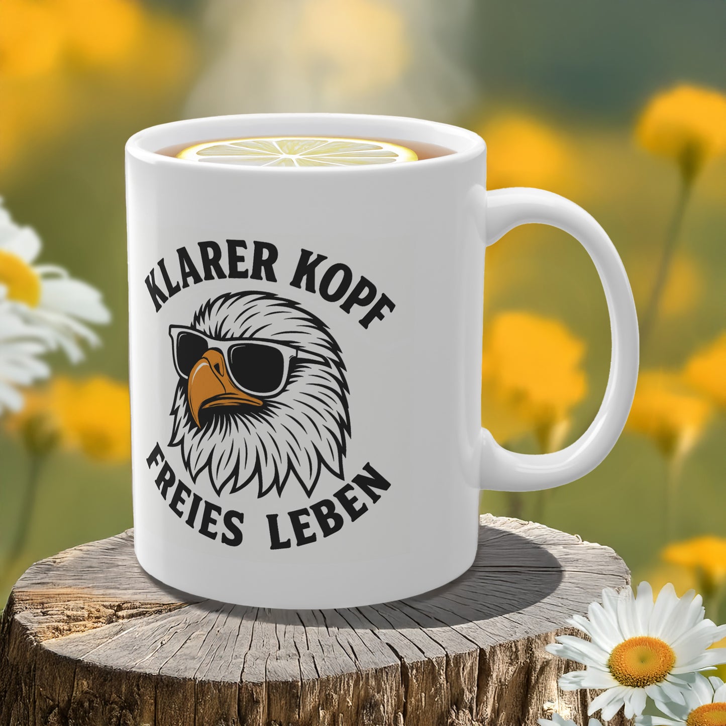 Klarer Kopf, freies Leben | Tasse für Klarheit und Selbstliebe | Prostlos Glücklich Geschenk für Energie & neue Freiheit